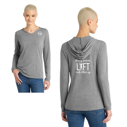 Strong Women - District Women’s Perfect Tri Long Sleeve Hoodie