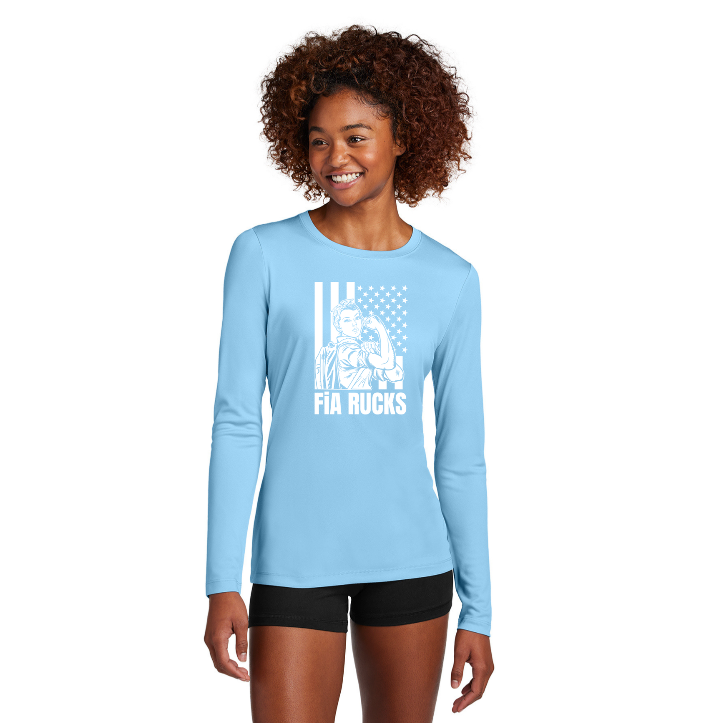 FiA Rucks  - Sport Tek Women's Posi-UV Pro Long Sleeve