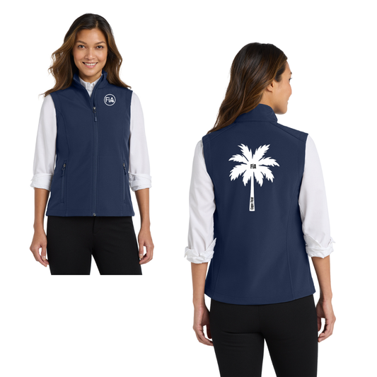 NC - Cape Fear PRINTED Port Authority Women's Core Soft Shell Vest