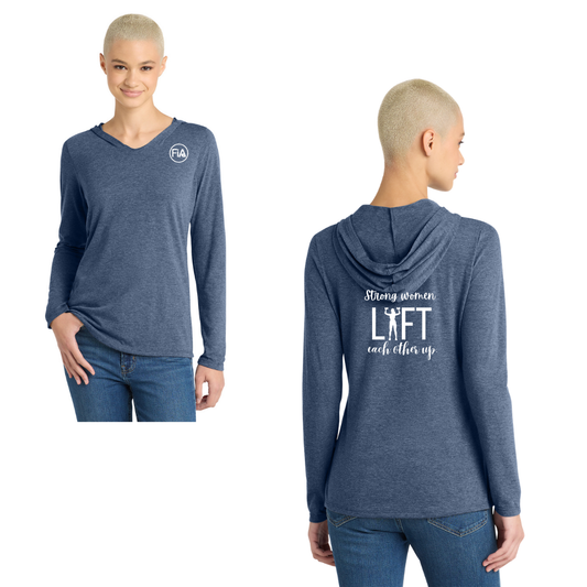 Strong Women - District Women’s Perfect Tri Long Sleeve Hoodie