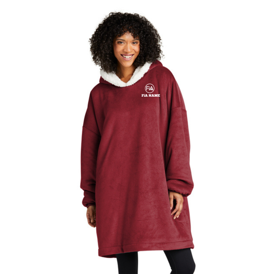 FiA Gear - PERSONALIZED Mountain Lodge EMBROIDERED Wearable Blanket