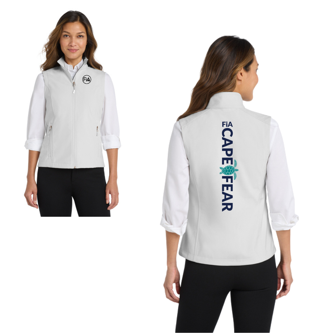 NC - Cape Fear PRINTED Port Authority Women's Core Soft Shell Vest