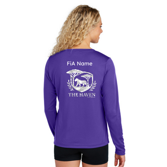 Haven Launch - PERSONALIZED Sport Tek Long Sleeve Competitor V-Neck Tee