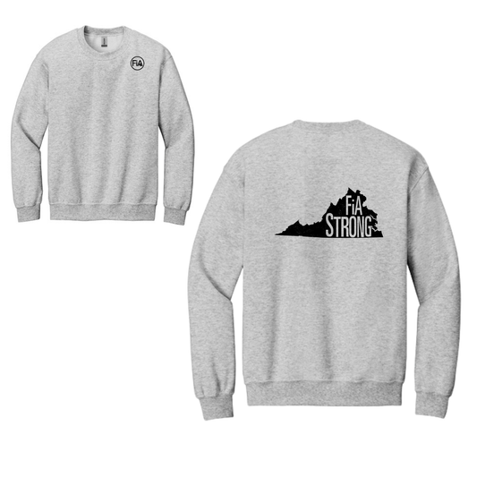 Virginia Strong - Gildan Heavy Blend Crewneck Sweatshirt