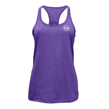 Shirred Cotton Blend Racerback Tank Top.EAST