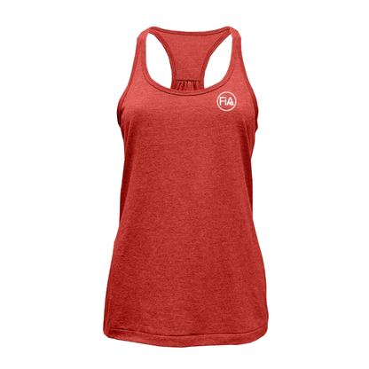 Shirred Cotton Blend Racerback Tank Top.EAST