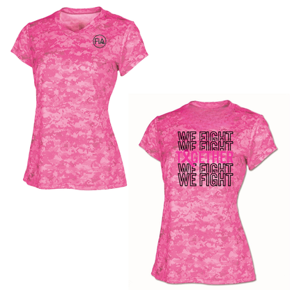 Together We Fight - Digital Camo V-Neck Shirt