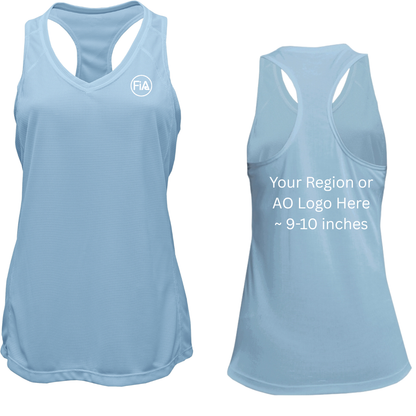 V-Neck Racerback Tank Top.CENTRAL