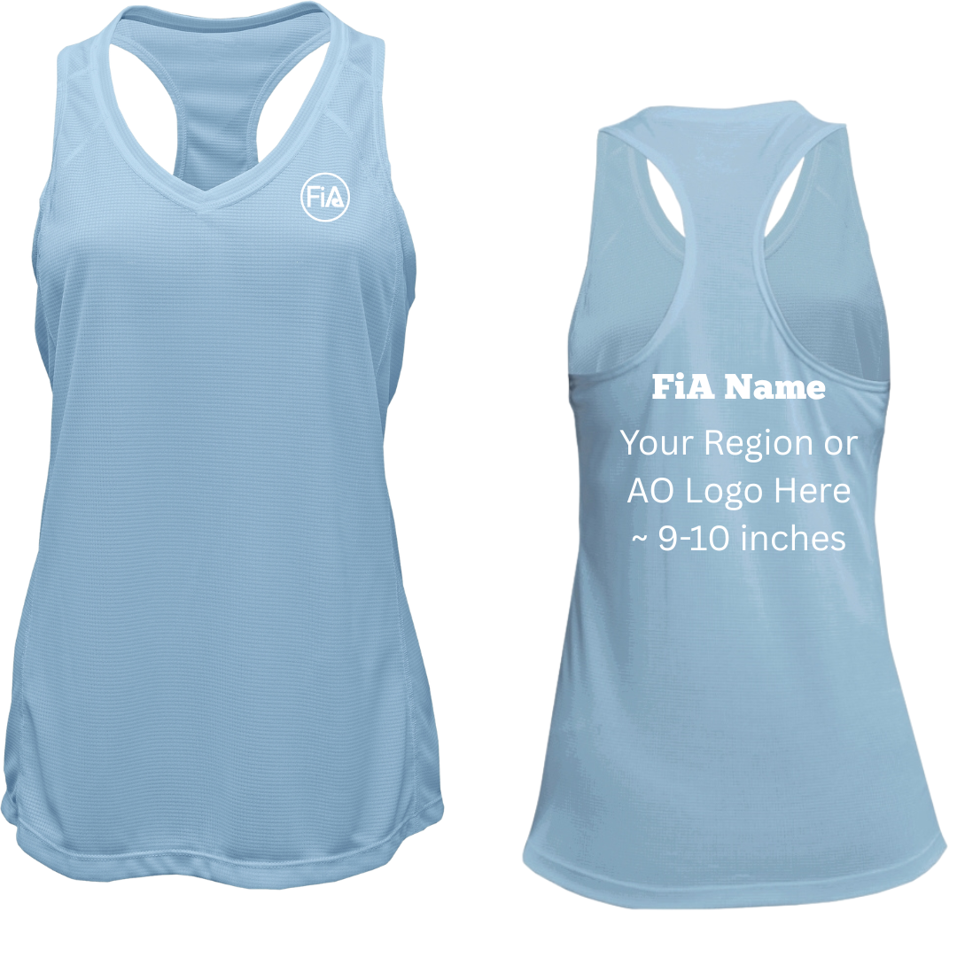 PERSONALIZED V-Neck Racerback Tank Top.NC