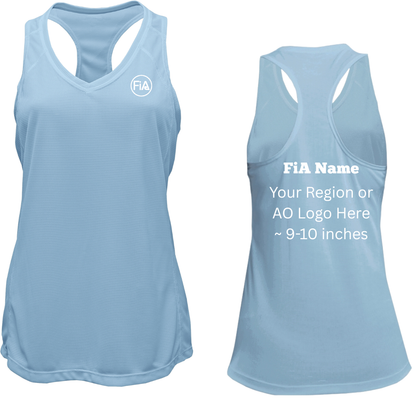 PERSONALIZED V-Neck Racerback Tank Top.NC