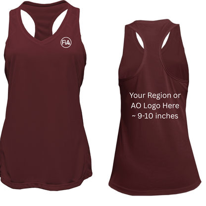 V-Neck Racerback Tank Top.CENTRAL