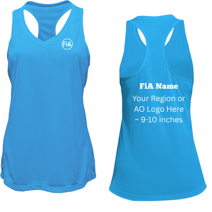 PERSONALIZED V-Neck Racerback Tank Top.NC
