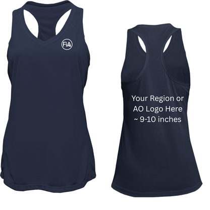 V-Neck Racerback Tank Top.CENTRAL