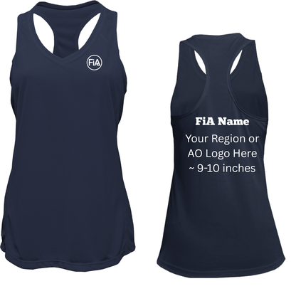 PERSONALIZED V-Neck Racerback Tank Top.NC