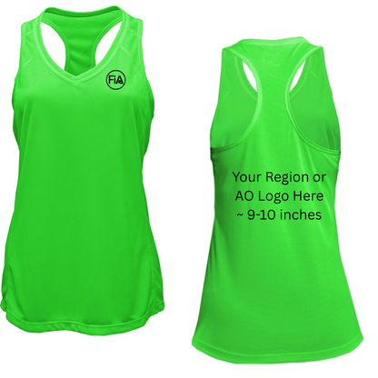 V-Neck Racerback Tank Top.CENTRAL