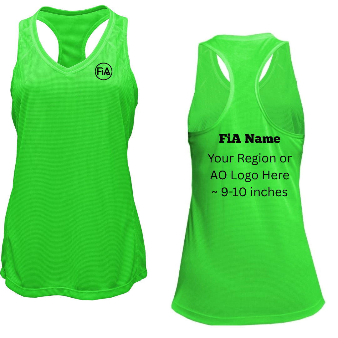 PERSONALIZED V-Neck Racerback Tank Top.NC