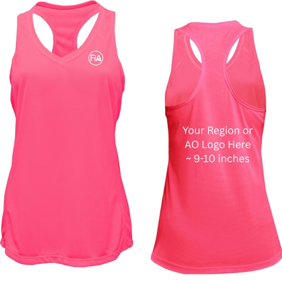 V-Neck Racerback Tank Top.CENTRAL