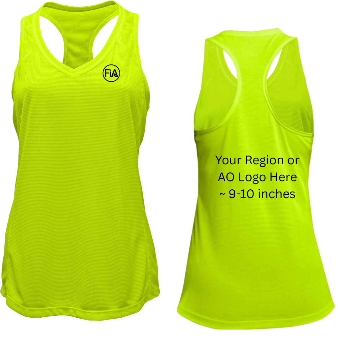 V-Neck Racerback Tank Top.CENTRAL