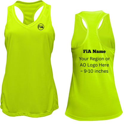PERSONALIZED V-Neck Racerback Tank Top.NC