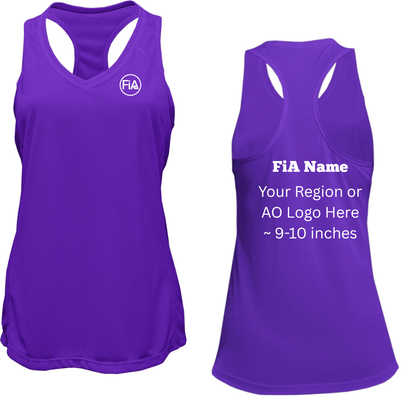 PERSONALIZED V-Neck Racerback Tank Top.NC