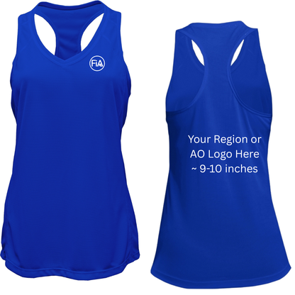 V-Neck Racerback Tank Top.CENTRAL