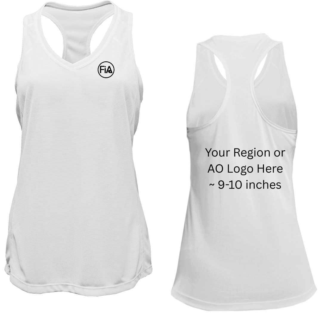 V-Neck Racerback Tank Top.CENTRAL
