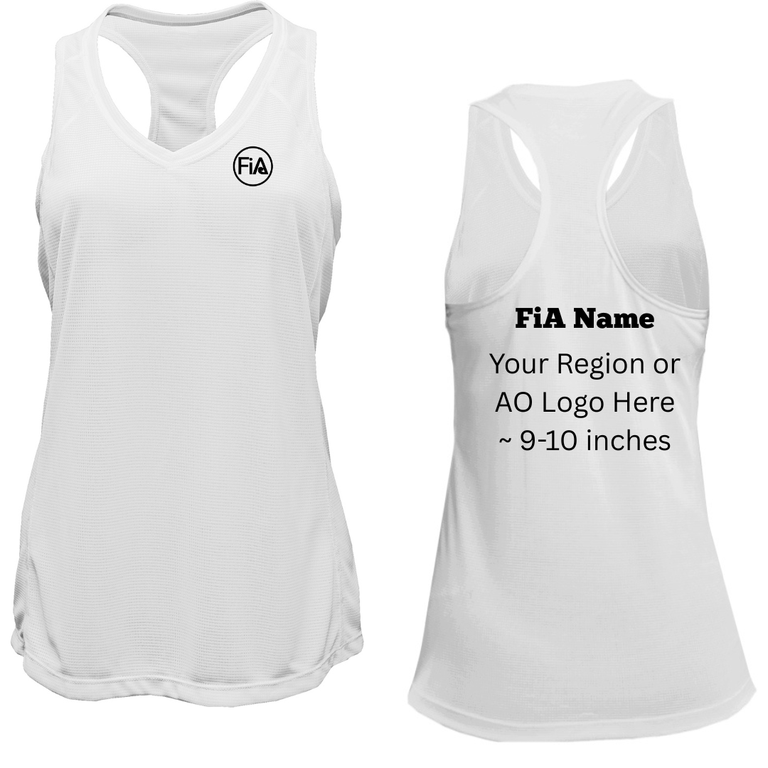 PERSONALIZED V-Neck Racerback Tank Top.NC
