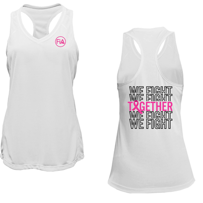 Together We Fight - V-Neck Racerback Tank Top