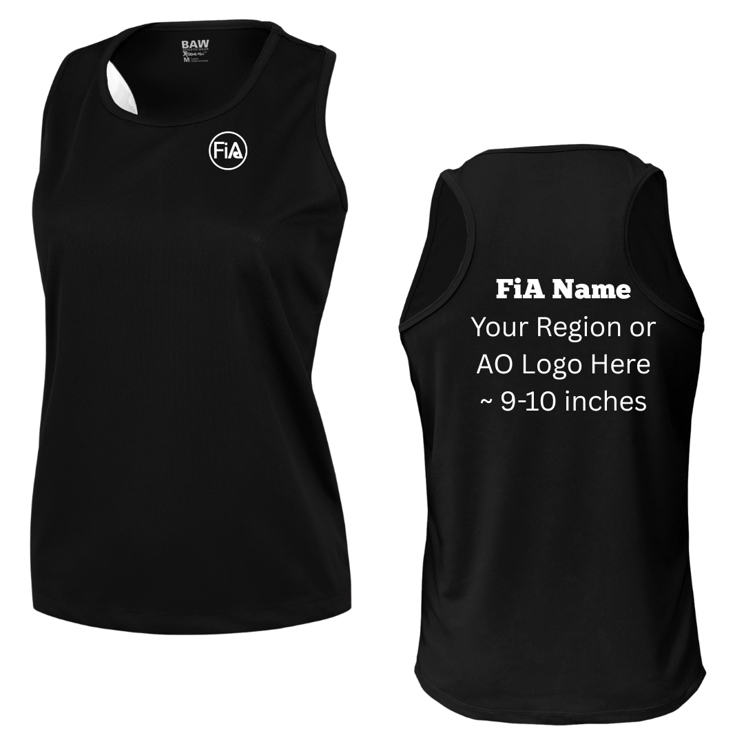 PERSONALIZED Mesh Racerback Tank Top.EAST