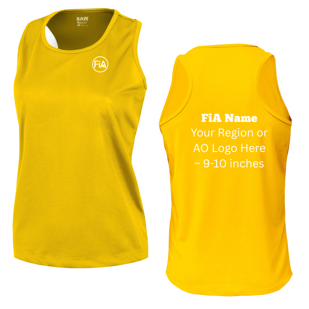 PERSONALIZED Mesh Racerback Tank Top.EAST