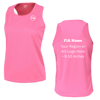 PERSONALIZED Mesh Racerback Tank Top.EAST