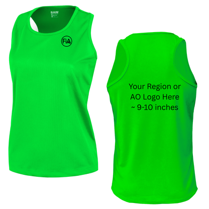 Mesh Racerback Tank Top.CENTRAL