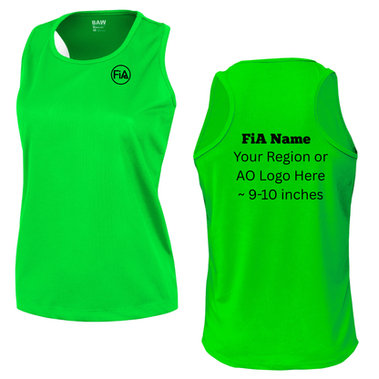 PERSONALIZED Mesh Racerback Tank Top.EAST