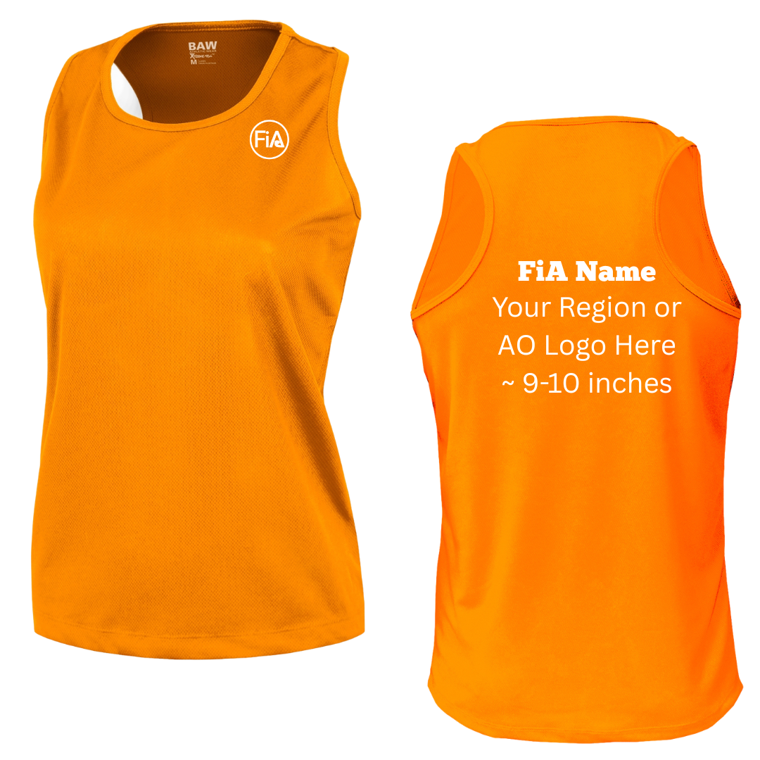 PERSONALIZED Mesh Racerback Tank Top.EAST