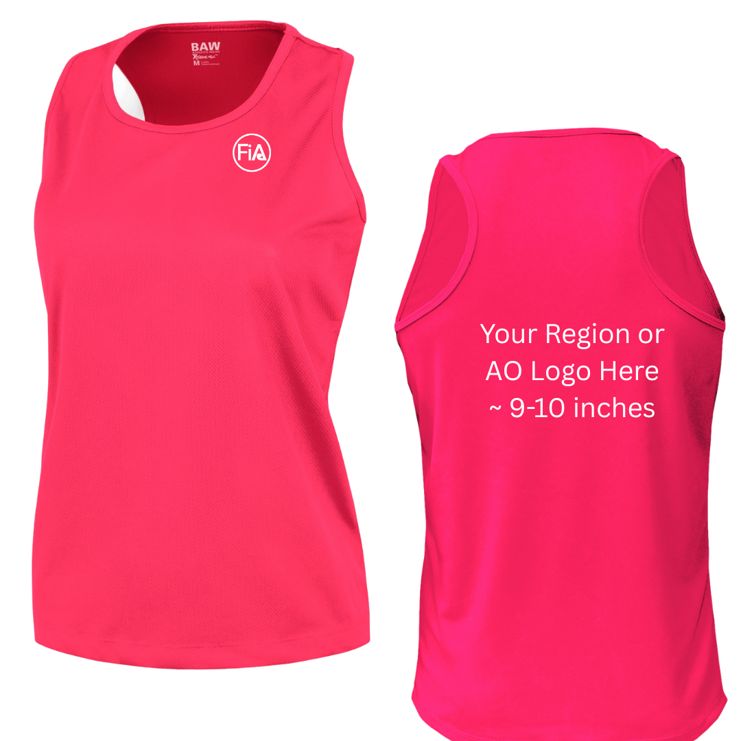 Mesh Racerback Tank Top.CENTRAL