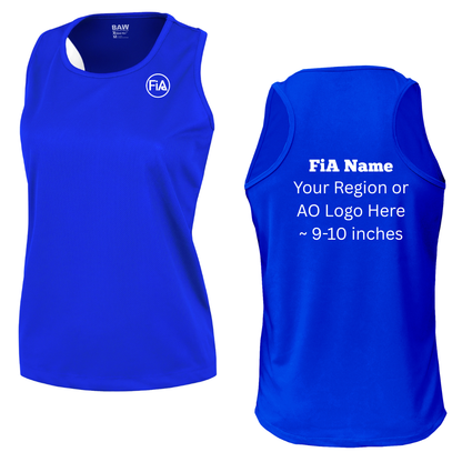 PERSONALIZED Mesh Racerback Tank Top.EAST