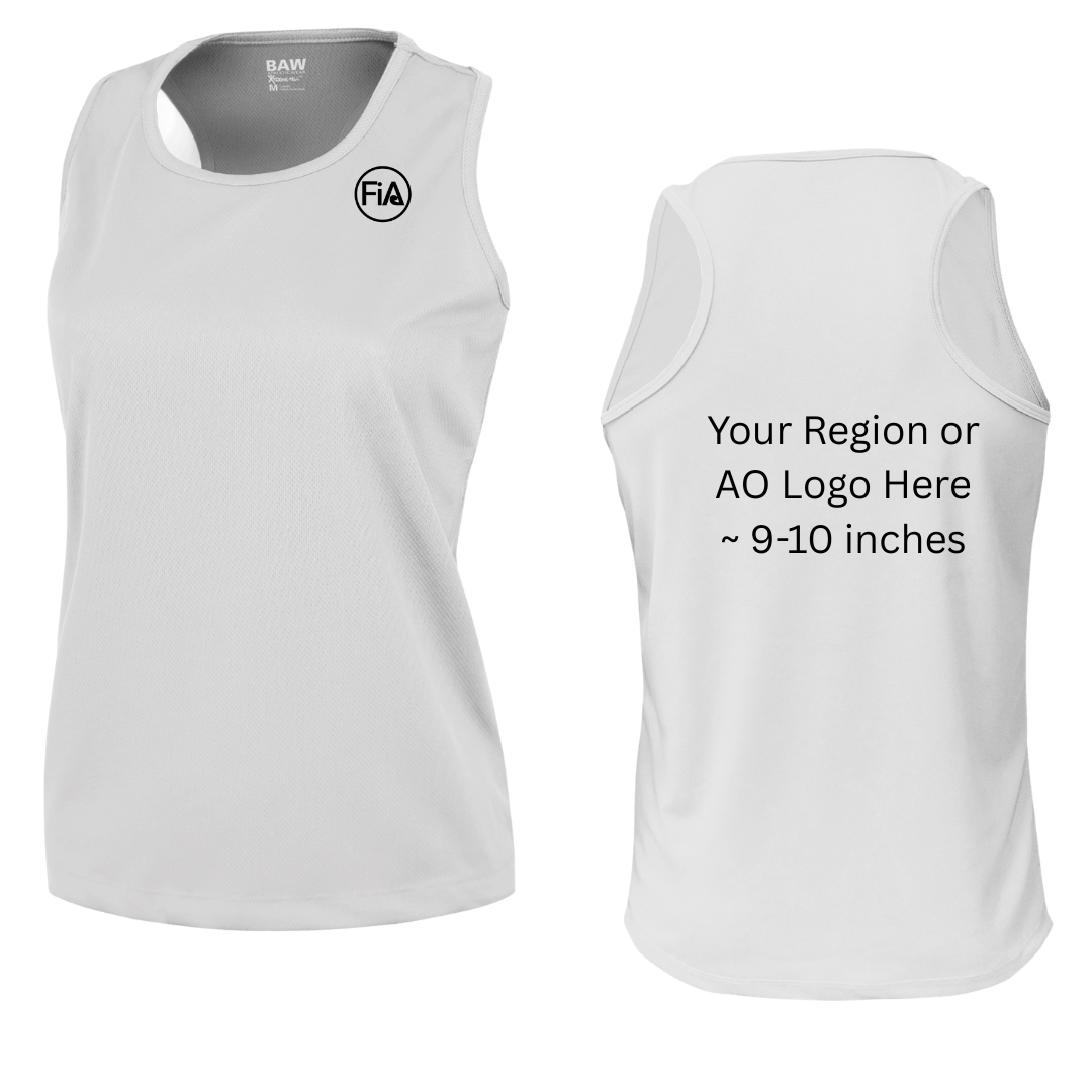 Mesh Racerback Tank Top.CENTRAL