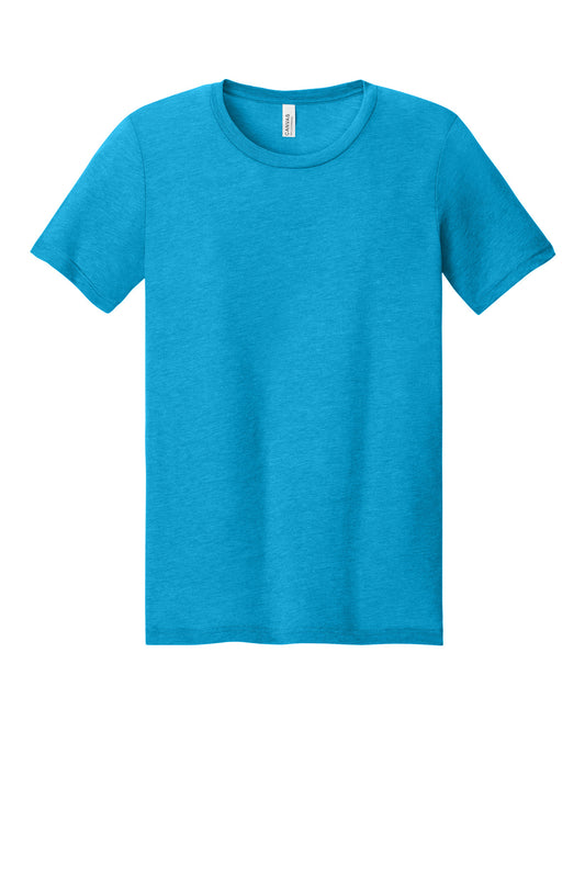 Bella Canvas Triblend — Aqua Triblend blank garment color reference; includes FiA Always front design