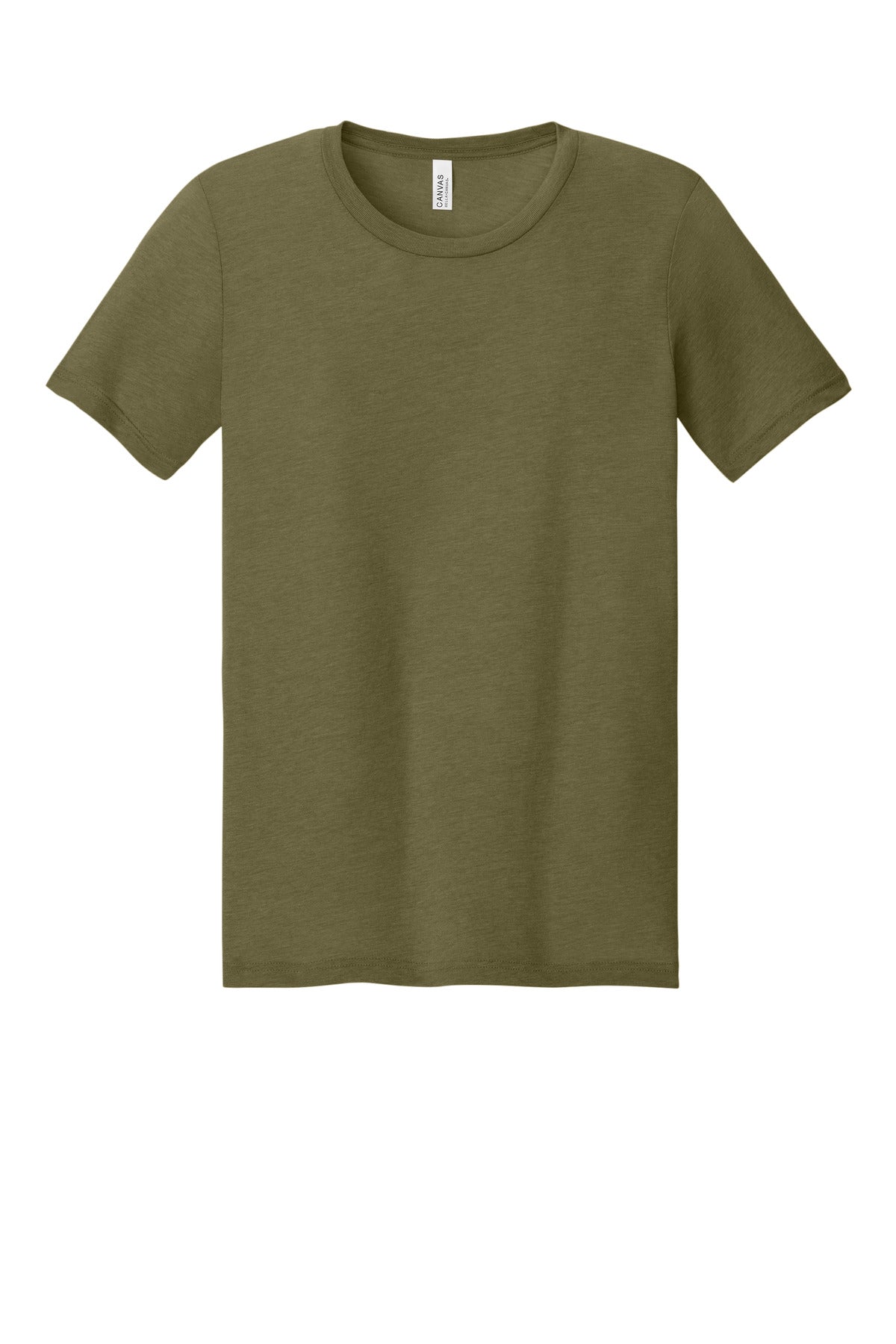 Bella Canvas Triblend — Olive Triblend blank garment color reference; includes FiA Always front design