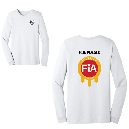 Tulsa, OK - PERSONALIZED Bella Canvas Unisex Jersey Long Sleeve Tee