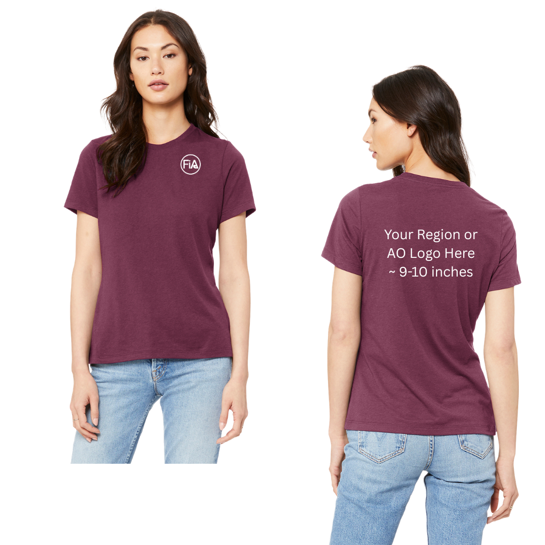 BELLA CANVAS Women’s Relaxed Jersey Short Sleeve Tee.CENTRAL