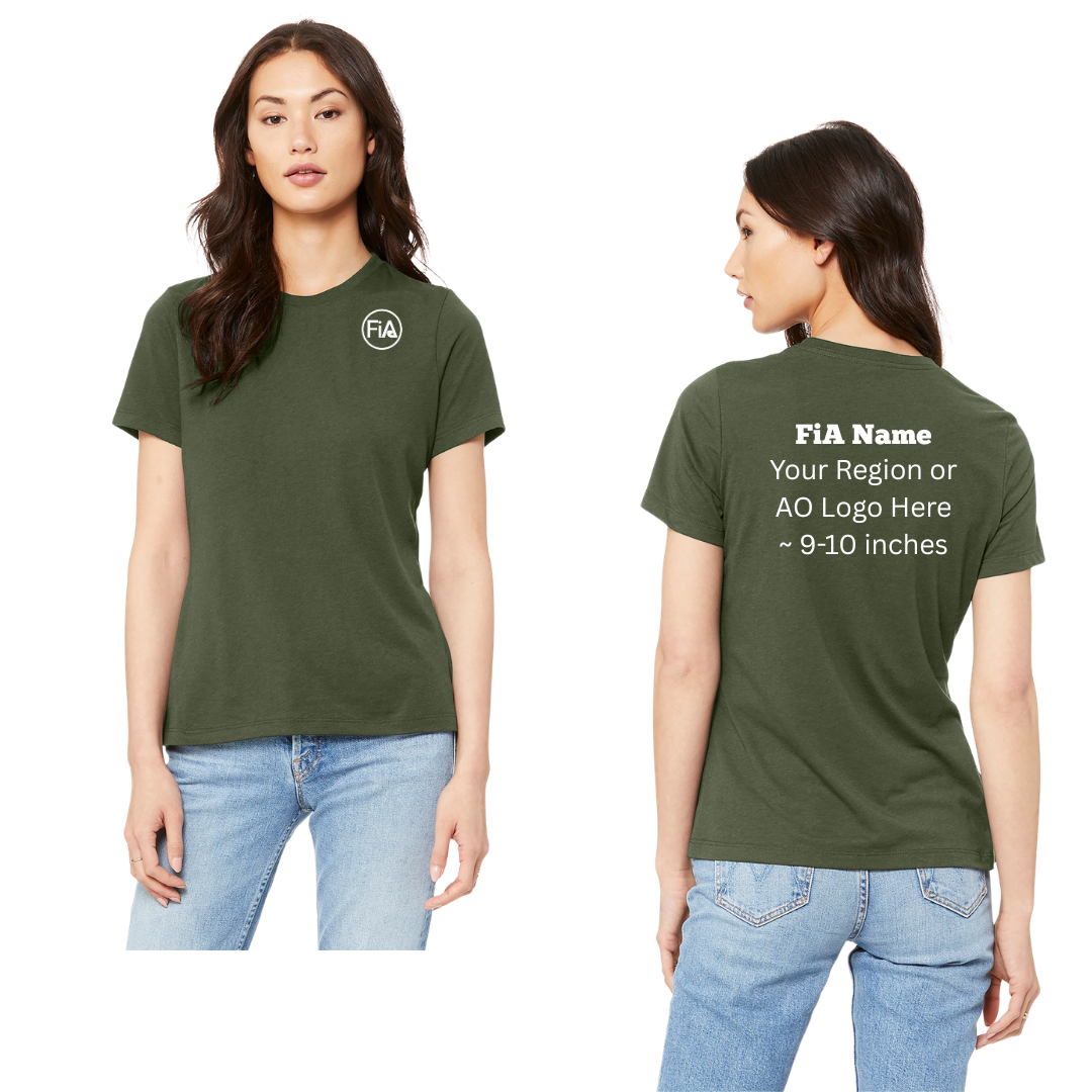 PERSONALIZED BELLA CANVAS Women’s Relaxed Jersey Short Sleeve Tee.EAST