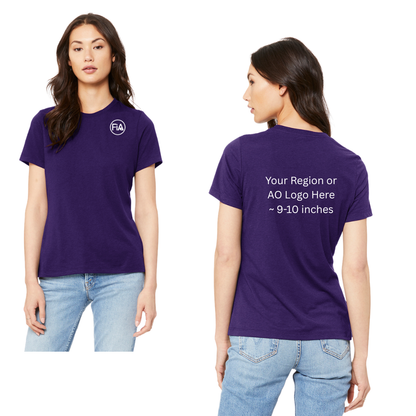 BELLA CANVAS Women’s Relaxed Jersey Short Sleeve Tee.WEST
