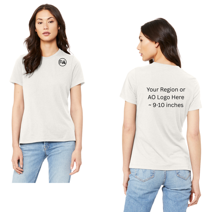 BELLA CANVAS Women’s Relaxed Jersey Short Sleeve Tee.WEST