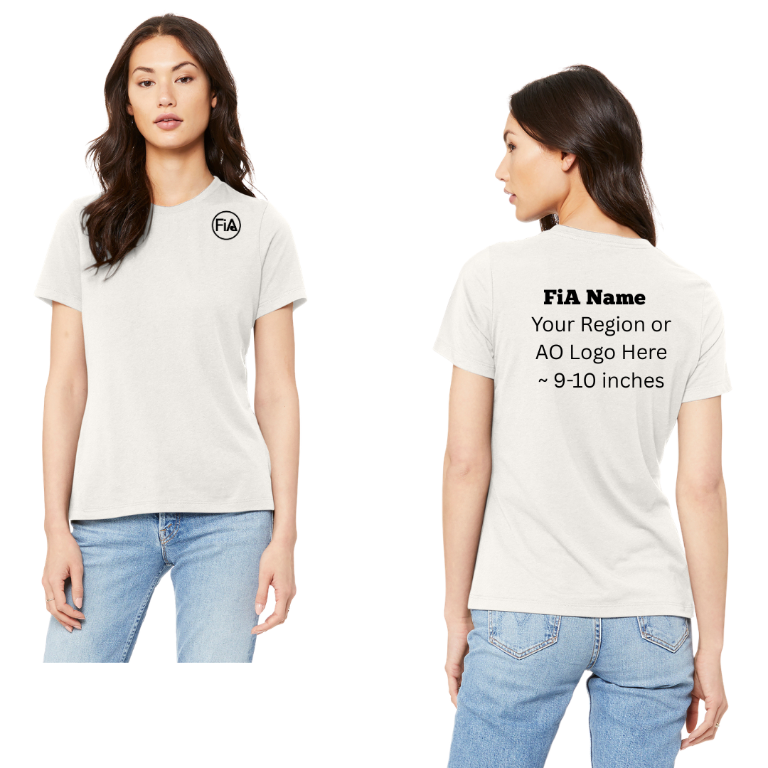 PERSONALIZED BELLA CANVAS Women’s Relaxed Jersey Short Sleeve Tee.EAST