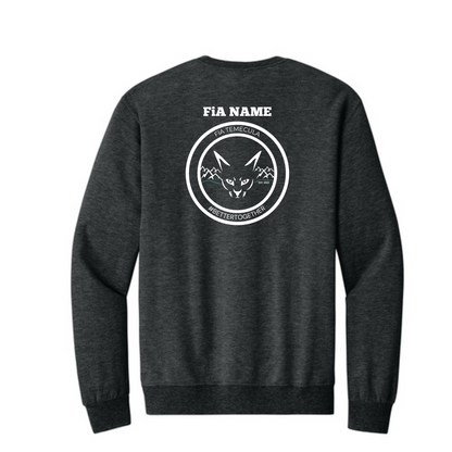 Temecula, CA - PERSONALIZED Jerzees Ultimate Unisex CVC Ring Spun Crewneck Sweatshirt
