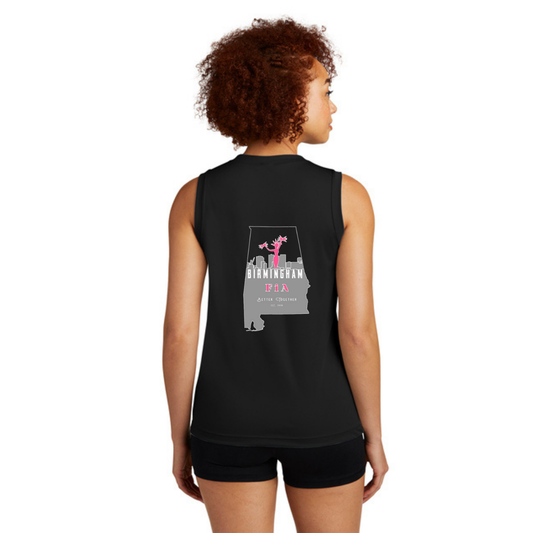 Birmingham, AL - Sport Tek Sleeveless Performance V-Neck Tee