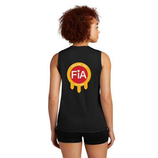 Tulsa, Ok - Sport Tek Sleeveless Performance V-Neck Tee