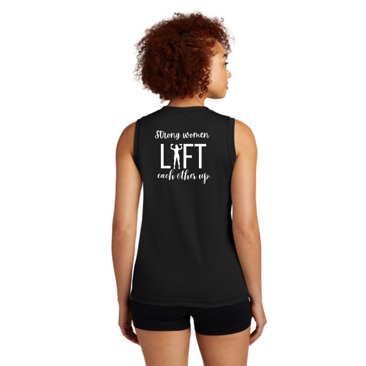 Strong Women - Sport Tek Sleeveless Performance V-Neck Tee
