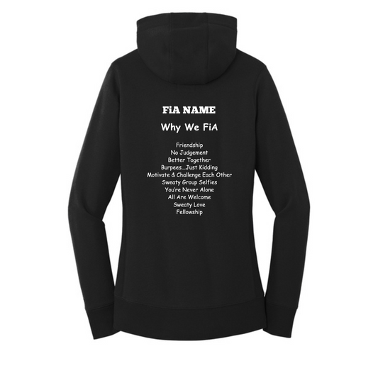Why we FiA Goose Creek, SC - PERSONALIZED New Era Women's French Terry Pullover Hoodie
